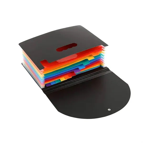 12 Pockets Accordion File Folders