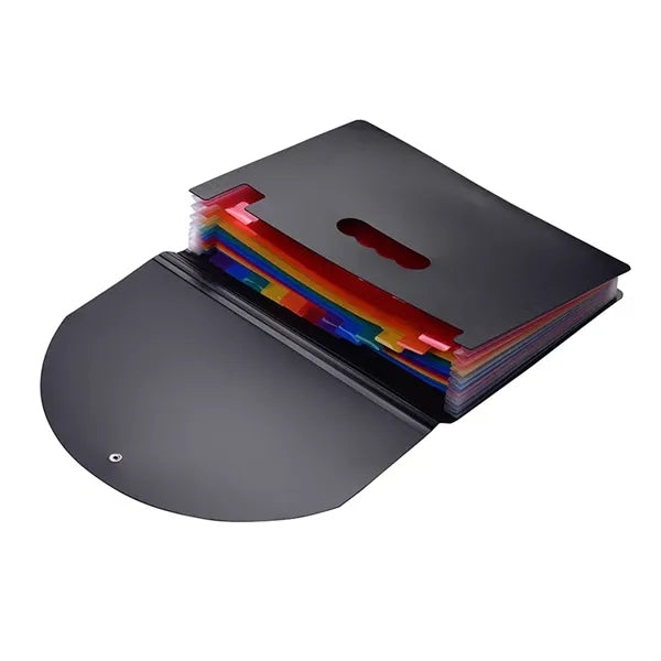 12 Pockets Accordion File Folders