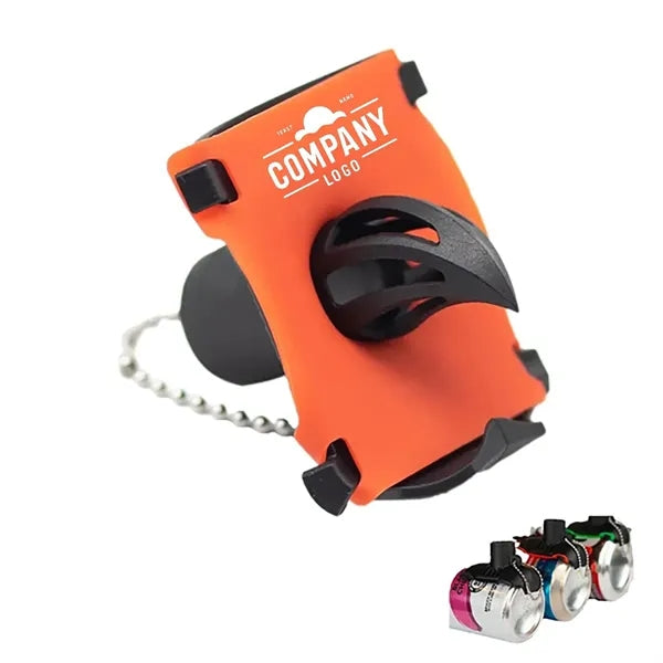 Beer Can Shotgun Opener Keychain