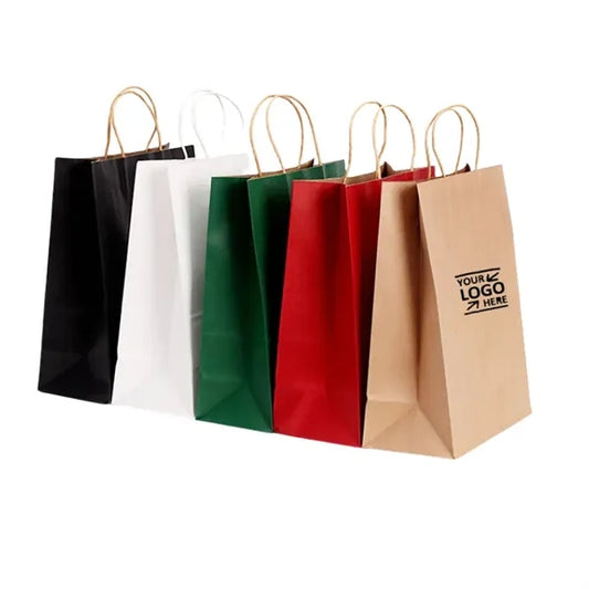Portable Kraft Paper Tote Bag