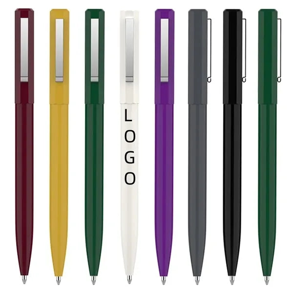 Retro Color Retractable Ballpoint Pen Twist Office Ballpen