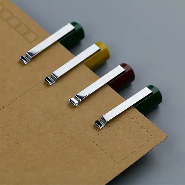 Retro Color Retractable Ballpoint Pen Twist Office Ballpen