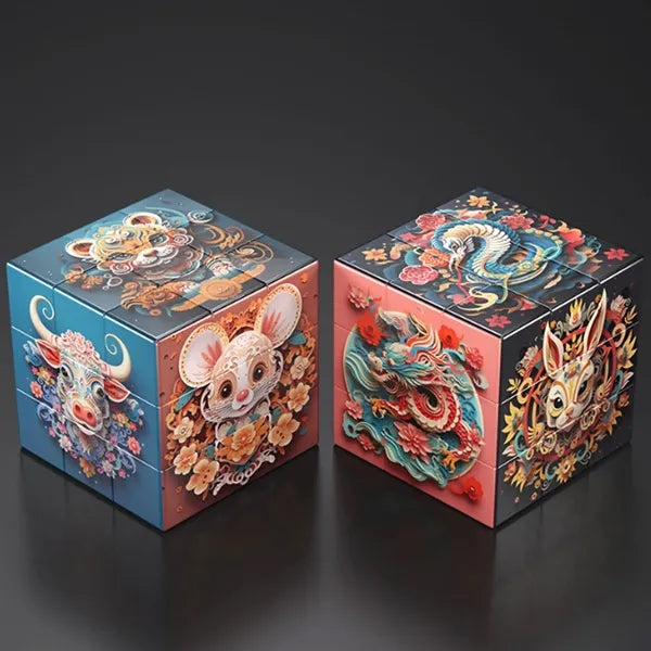 UV Printed Rubik's Cube
