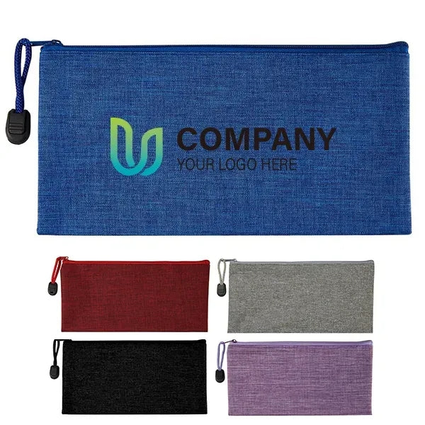 Heathered School Pouch