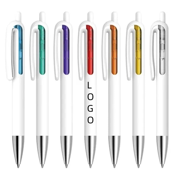 Ballpoint Pen Creative Colorful Retractable Click Ball