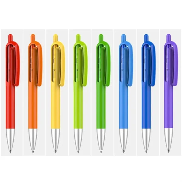 Ballpoint Pen Creative Colorful Retractable Click Ball