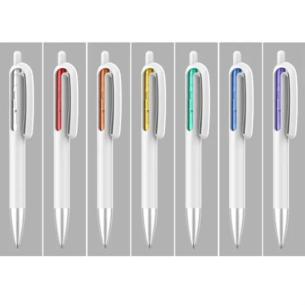 Ballpoint Pen Creative Colorful Retractable Click Ball