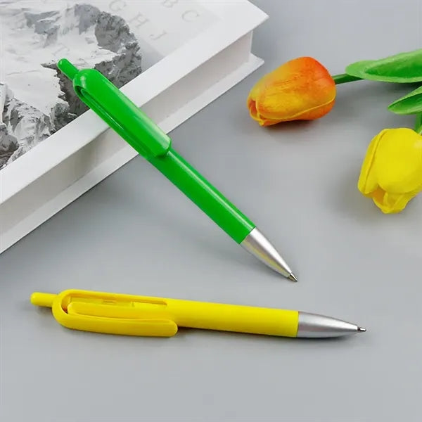 Ballpoint Pen Creative Colorful Retractable Click Ball
