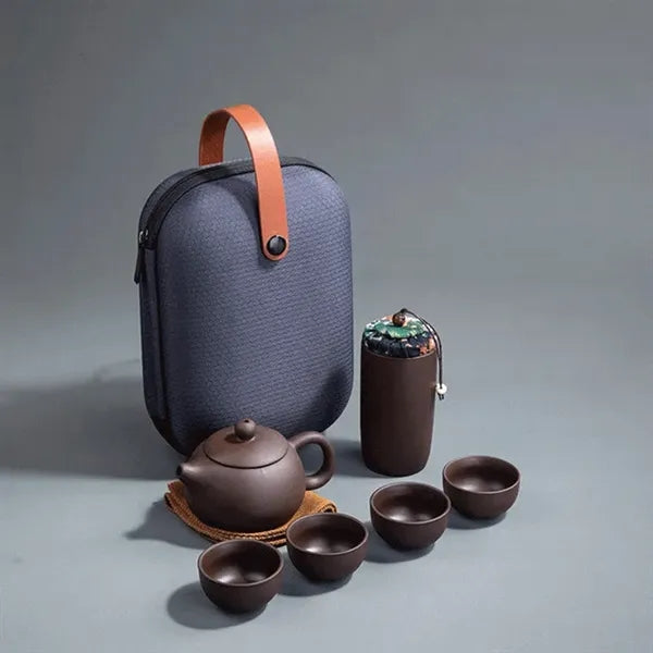 Purple Sand Travel Tea Set