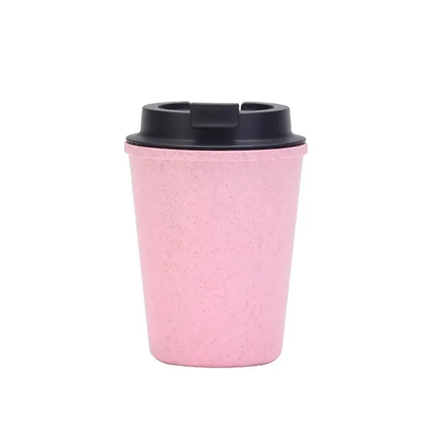 12oz Wheat Straw Tumbler Organic Eco Friendly Coffee Mug