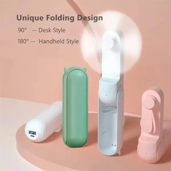 USB Rechargeable Foldable Mini Fans