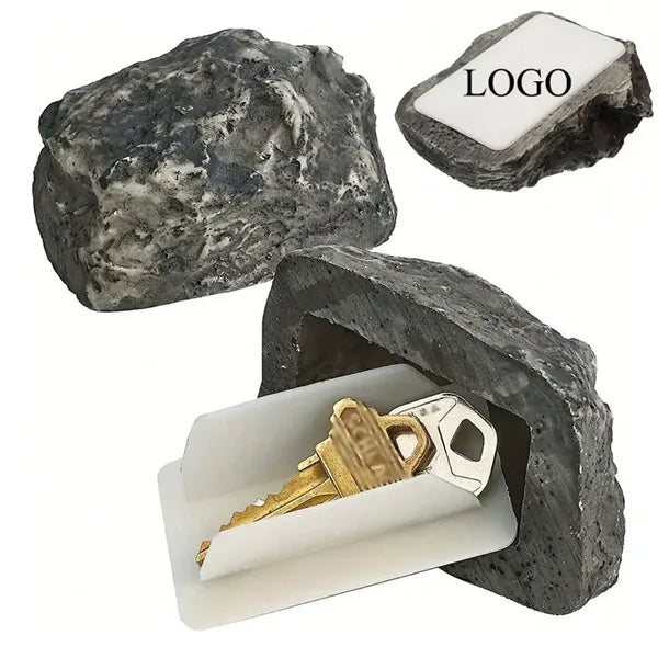 Spare Hidden Key Holder Rock for Outside Like Real Stone