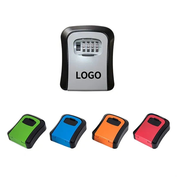 Portable Key Lock Box With Resettable Code