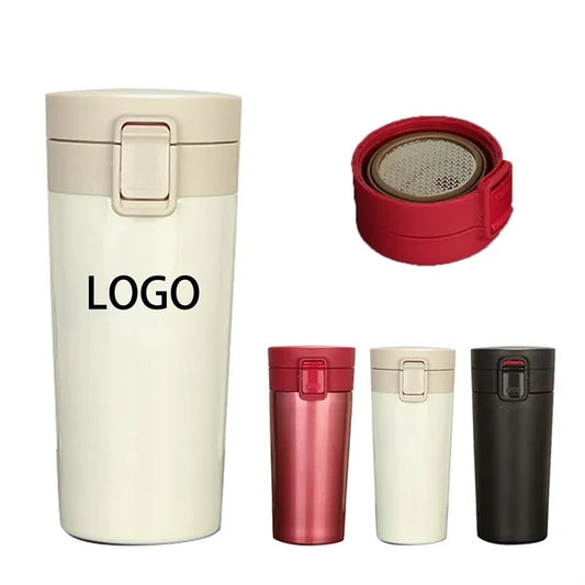 Stainless Steel Double Layer Pop-Up Insulated Mug