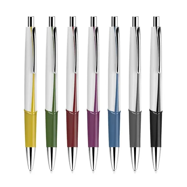 Metal Retractable Ballpoint Pen Office Click Rollerball