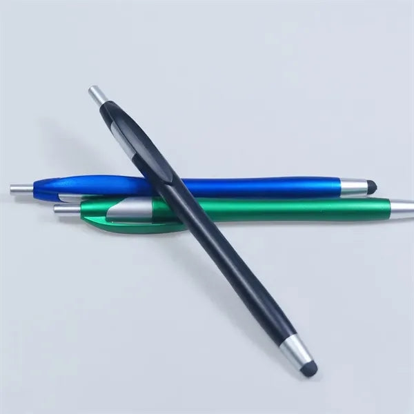 Office Retractable Ballpoint Stylus Pen for Touch Screens
