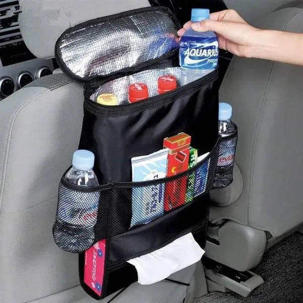 Car Seat Back Storage Hanging Bag With Insulation IceBag