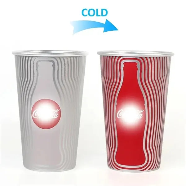Color Changing Aluminum Metal Cups for Party/Camping/Outdoor