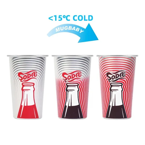 Color Changing Aluminum Metal Cups for Party/Camping/Outdoor