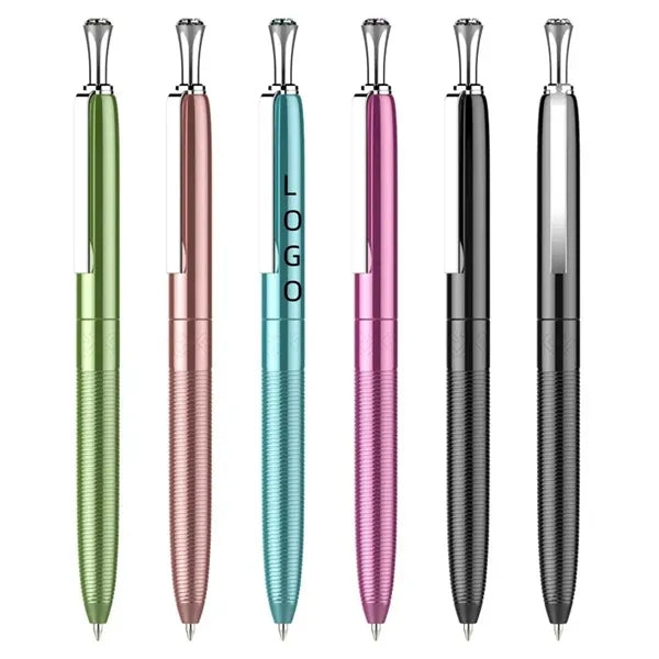 Retractable Ballpoint Journaling Pens With Rhinestones