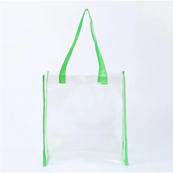 Clear Plastic Tote Bag With Handles