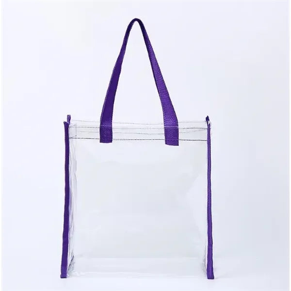 Clear Plastic Tote Bag With Handles