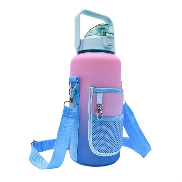 Neoprene Bottle Carrier Sleeve with Adjustable Strap, 40 oz.