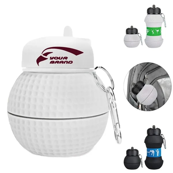 18OZ Collapsible Silicone Water Bottle