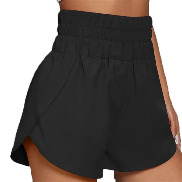 High Waisted Dolphin Running Shorts