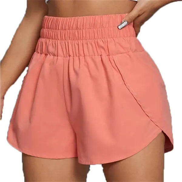 High Waisted Dolphin Running Shorts