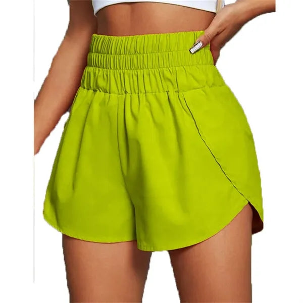 High Waisted Dolphin Running Shorts