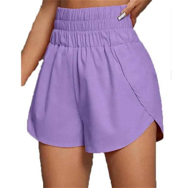 High Waisted Dolphin Running Shorts