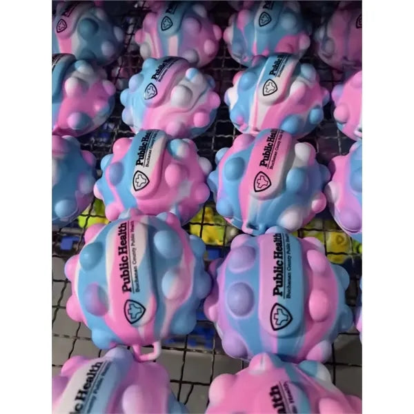 Push Bubble Stress Reliever Ball Silicone Fidget