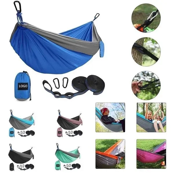 Portable Nylon Parachute Camping Hammock