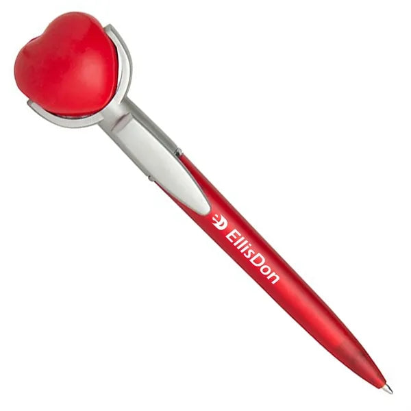 Heart Shaped Stress Ball Pen