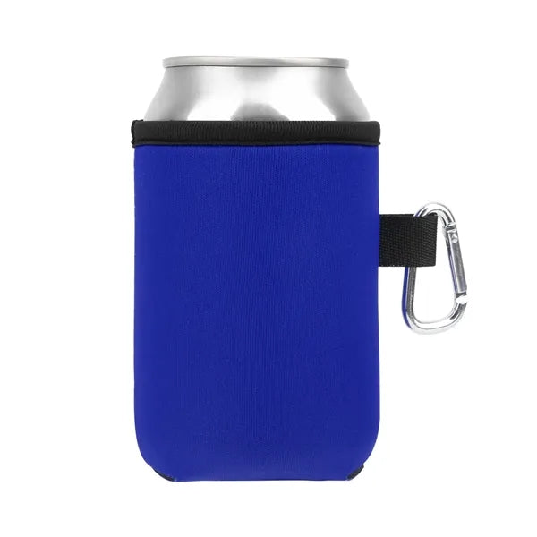 12 OZ Can Cooler With Carabiner