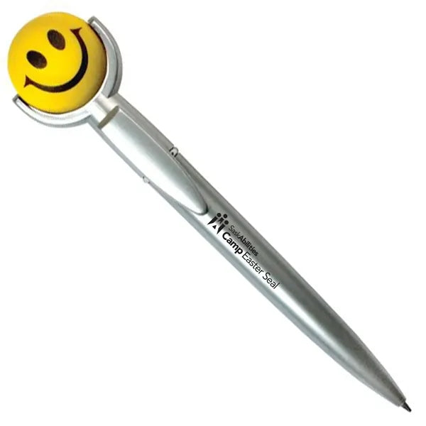 Smiley Face Stress Ball Pen