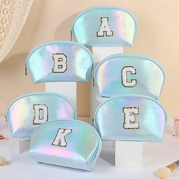 PU Colorful Laser Cute Makeup Bag