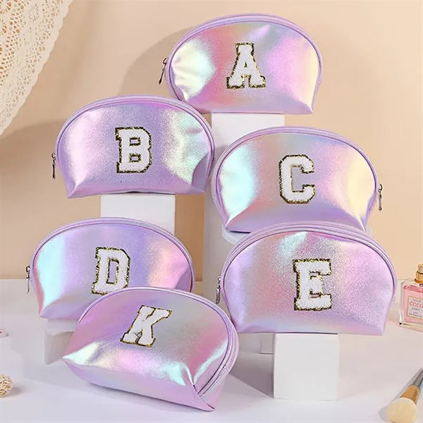 PU Colorful Laser Cute Makeup Bag