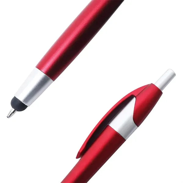 2-in-1 ABS Matte Finish Touch Screen Stylus Ballpoint Pen