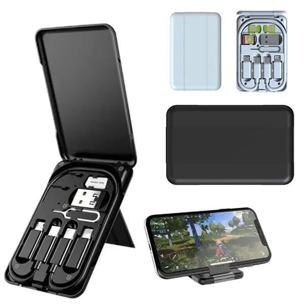 Compact Universal Charging Cable Set for On-the-Go