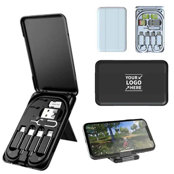 Compact Universal Charging Cable Set for On-the-Go