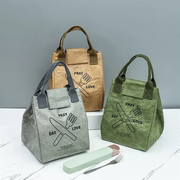 Tyvek Insulated Lunch Bag Tote