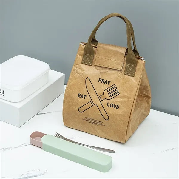 Tyvek Insulated Lunch Bag Tote