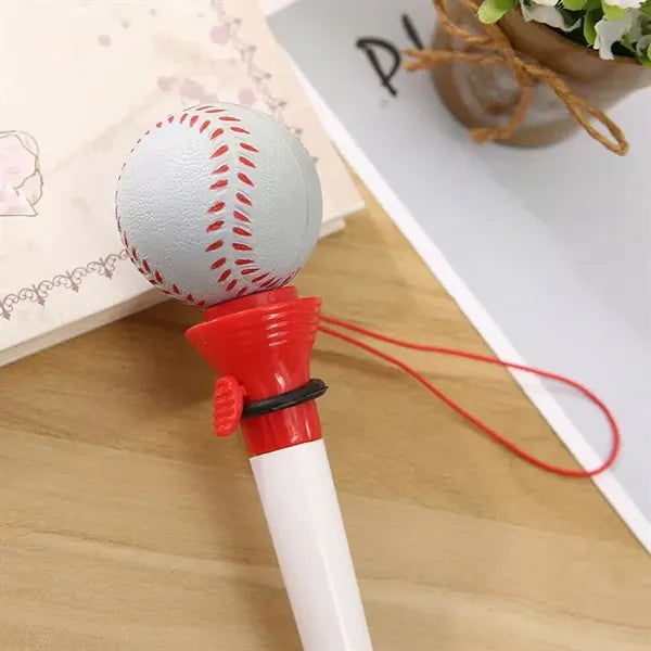 Ballpoint Pen Creative Sports Theme Ball Shape Stress Relief