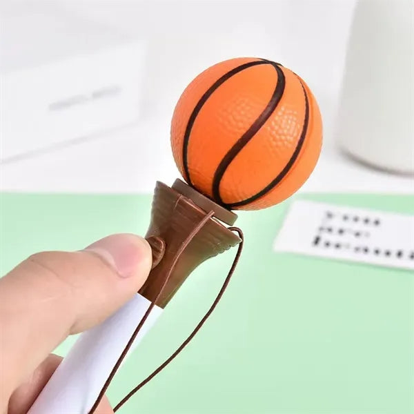 Ballpoint Pen Creative Sports Theme Ball Shape Stress Relief