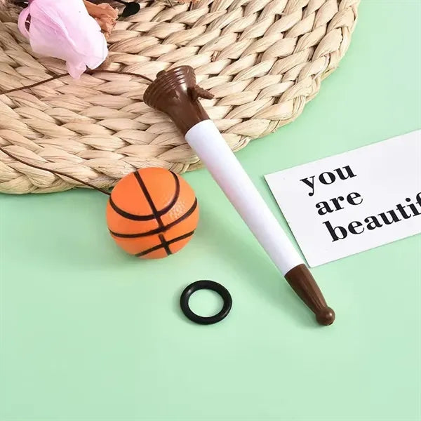 Ballpoint Pen Creative Sports Theme Ball Shape Stress Relief