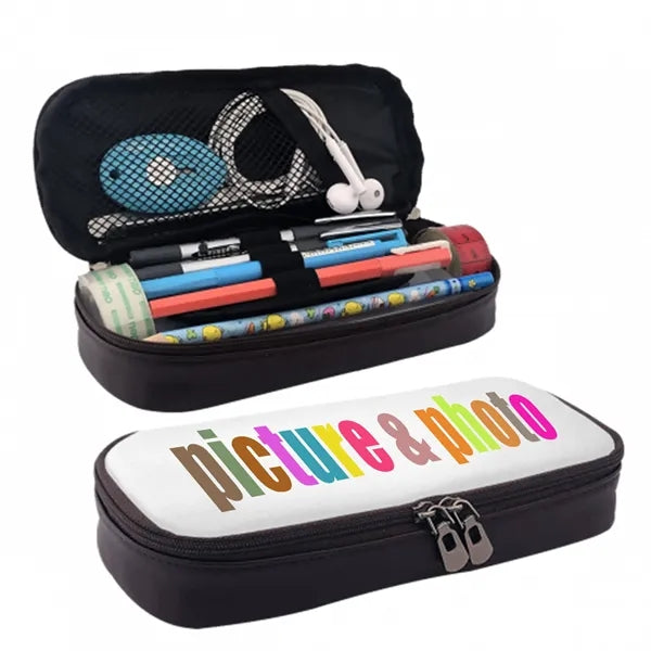 Pencil Case Blank Cosmetic Storage Bag Custom Logo Pen Pouch