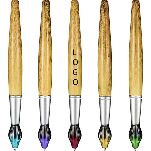 Ballpoint Pen Creative Novelty Paintbrush Shape Twist Open