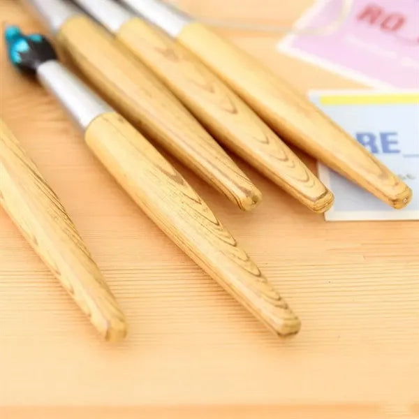 Ballpoint Pen Creative Novelty Paintbrush Shape Twist Open